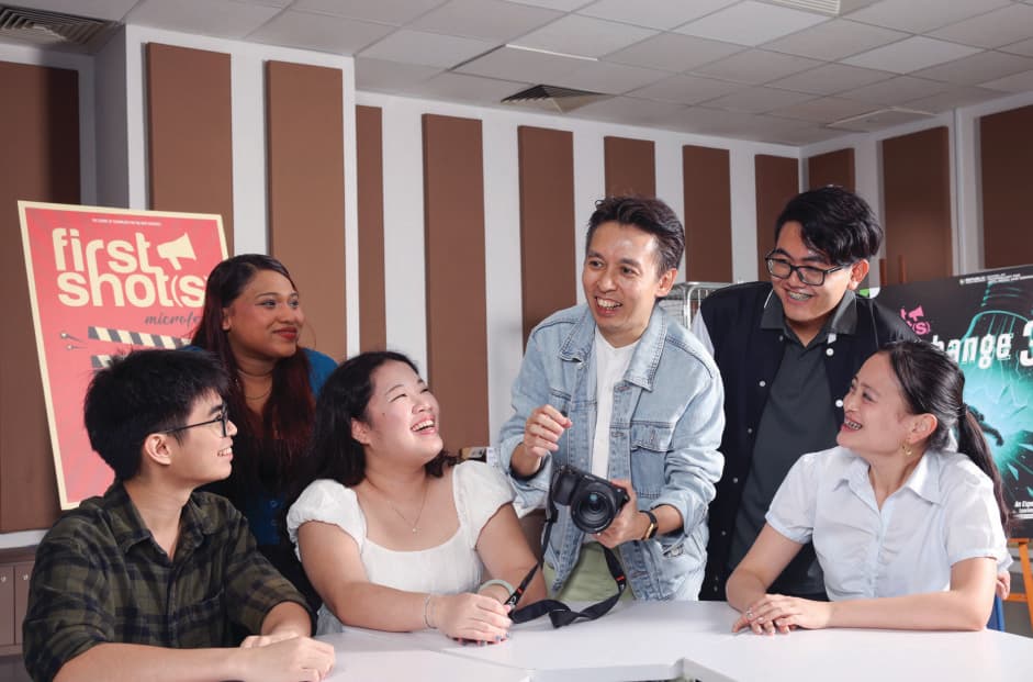 He wants film students to ‘take a shot’ at good stories, not perfection