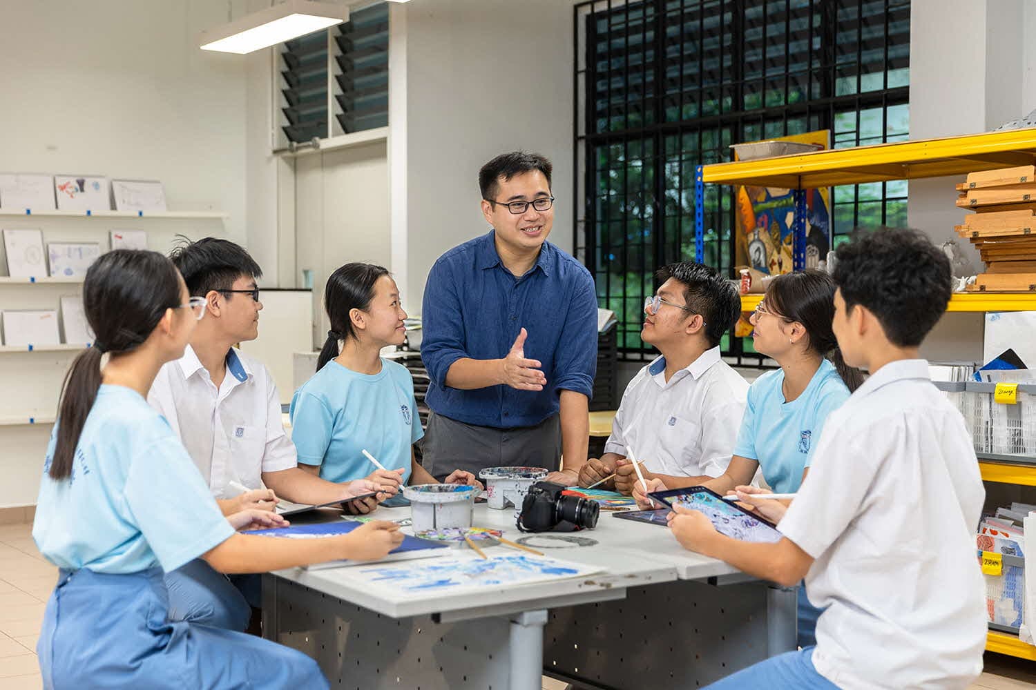 He turns classrooms into creative spaces and safe havens