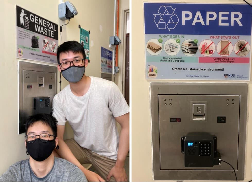 The rubbish chute gets smart