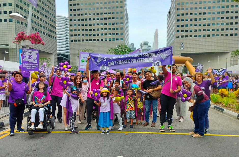 Win-win partnership for autism students and the community